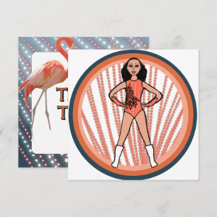 Tarjeta Festiva Bailarín de Flamenco