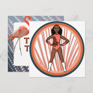 Tarjeta Festiva Bailarín de Flamenco A