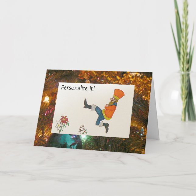 Tarjeta Festiva Bailarín ruso (Anverso)