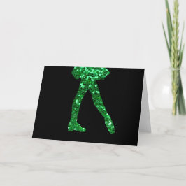 Tarjeta Festiva Bailarina irlandesa
