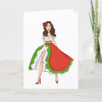 Bailarina latina folclórica - Cinco de mayo