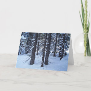 Tarjeta Festiva Bailarinas de nieve