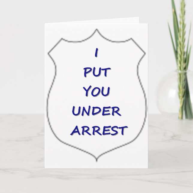 TARJETA FESTIVA BAJO ARRESTO/RETENCIÓN CAPTIVA PARA NAVIDADES AMAN (Anverso)
