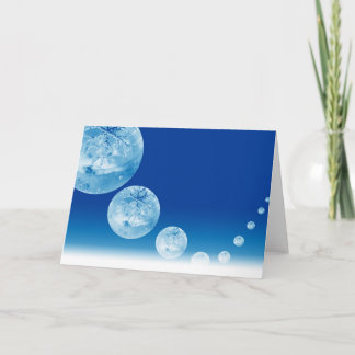 Tarjeta Festiva Ball de hielo