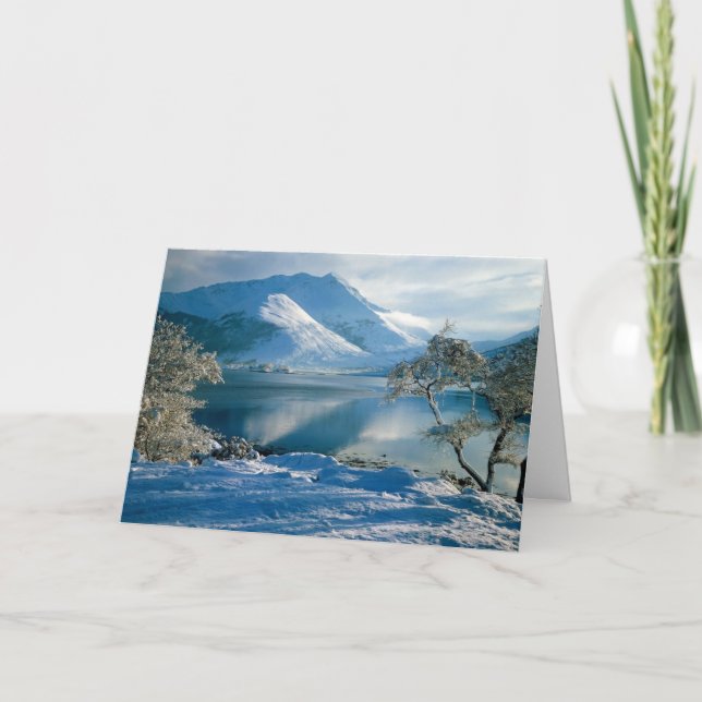 Tarjeta Festiva Ballachulish Western Highlands Scotland (Anverso)