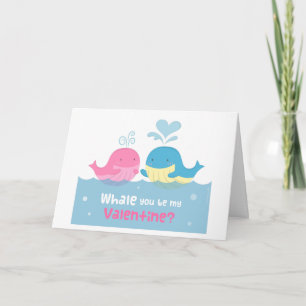 Tarjeta Festiva Ballena Cuta Eres Mi Amor Valentino