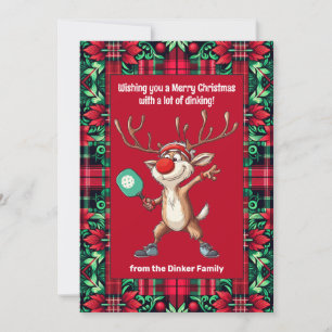 Tarjeta Festiva Baloncesto 🎄 Feliz Navidad, texto personalizado