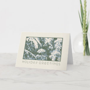 Tarjeta Festiva Balsams, artesano de la nieve