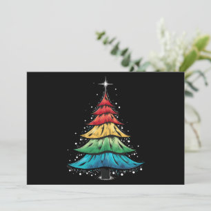 Tarjeta Festiva Bandera de arcoíris de orgullo LGBTQ Regalos de ár