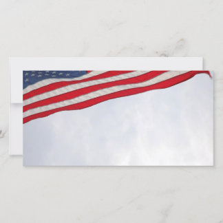 Tarjeta Festiva Bandera de Estados Unidos