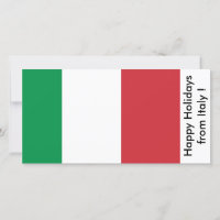 Bandera de Italia, Felices Fiestas de Italia
