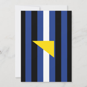 Tarjeta Festiva Bandera de Orgullo de Deportes Acuáticos