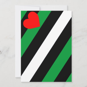 Tarjeta Festiva Bandera de Orgullo Leather Boi