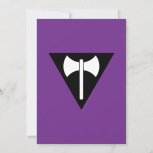 Tarjeta Festiva bandera del orgullo lésbico SlipperyJoe feminista 
