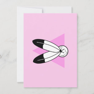 Tarjeta Festiva Bandera del Triángulo Rosa de Dos Espíritus