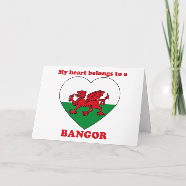 Tarjeta Festiva Bangor (Anverso)