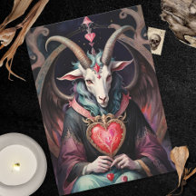Baphomet Gótico Día de San Valentín en Todos los R