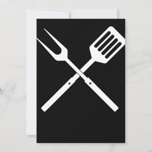Tarjeta Festiva Barbacoa   BBQ Utensils novedad BBQ Grill Tools