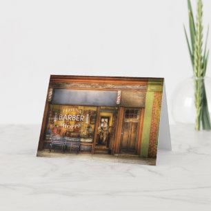 Tarjeta Festiva Barber - Towne Barber Shop