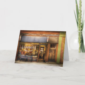Tarjeta Festiva Barber - Towne Barber Shop