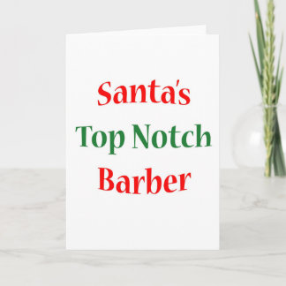 Tarjeta Festiva BarberTop Notch