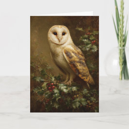 Tarjeta Festiva Barn Own Christmas