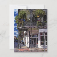 Barrio Francés En Pluma Y Tinta