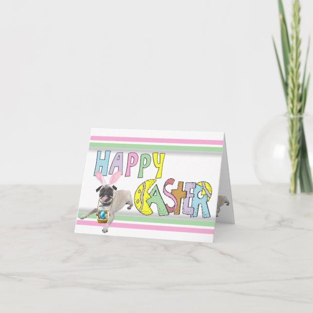 Tarjeta Festiva Barro amasado de Pascua (Anverso)