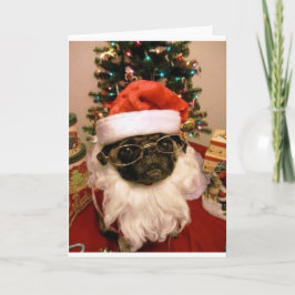 Tarjeta Festiva Barro amasado de Santa