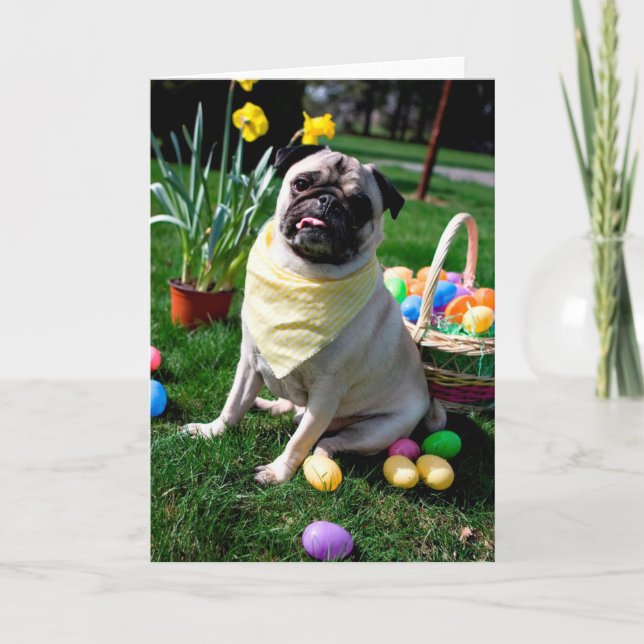 Tarjeta Festiva Barro amasado Pascua (Anverso)