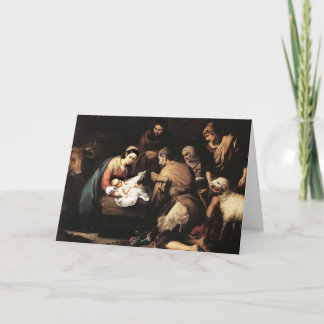 Tarjeta Festiva Bartolome Murillo - el Anunciation