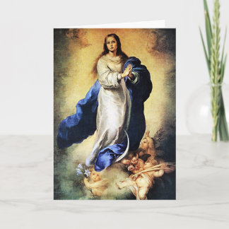 Tarjeta Festiva Bartolome Murillo - Inmaculada Concepción