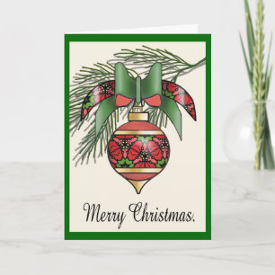 Tarjeta Festiva Baubles navidades - 15