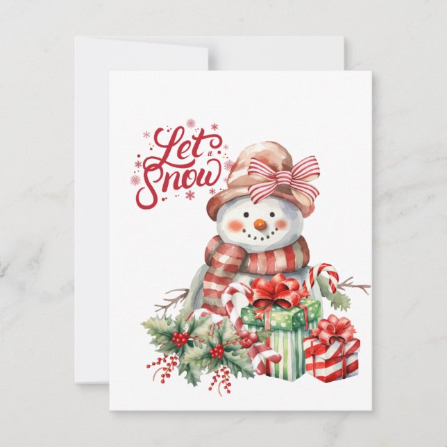 Tarjeta Festiva bautizo de vacaciones (Anverso)