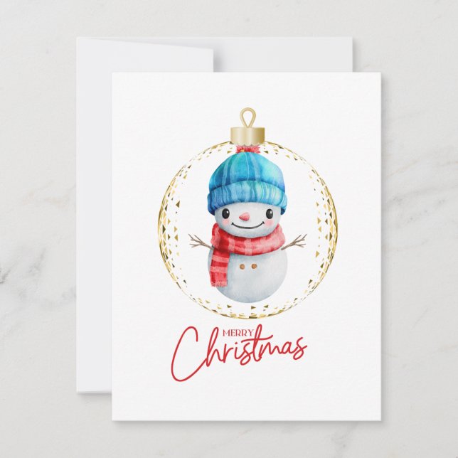 Tarjeta Festiva bautizo de vacaciones (Anverso)