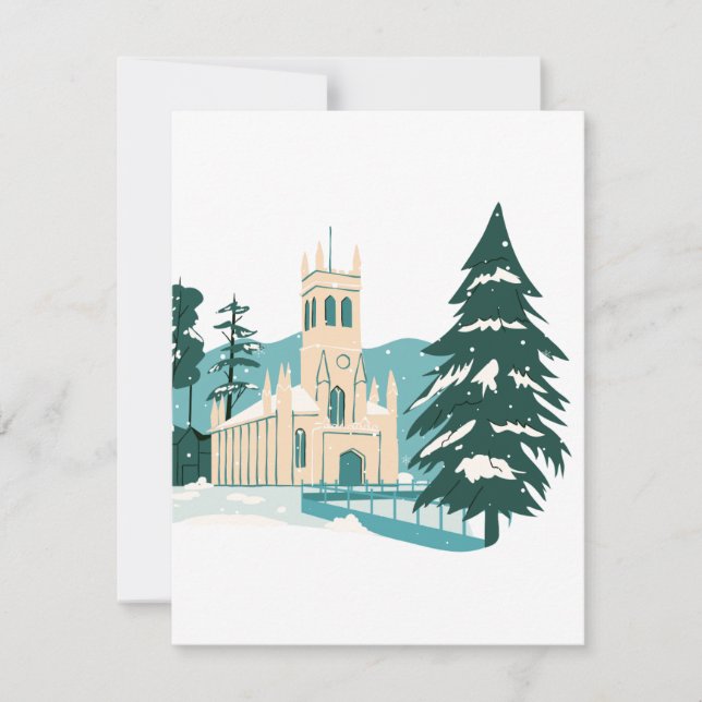 Tarjeta Festiva bautizo de vacaciones (Anverso)