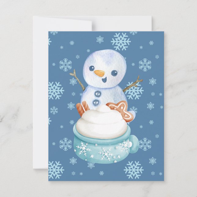 Tarjeta Festiva bautizo de vacaciones (Anverso)