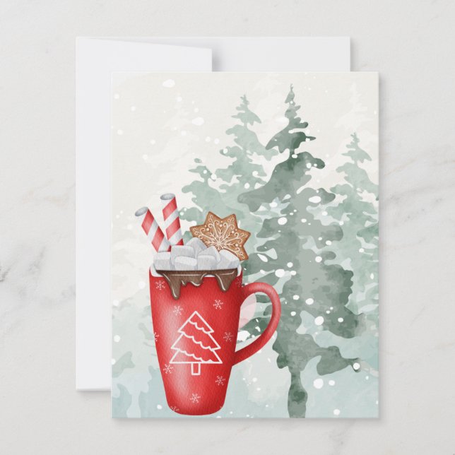 Tarjeta Festiva bautizo de vacaciones (Anverso)