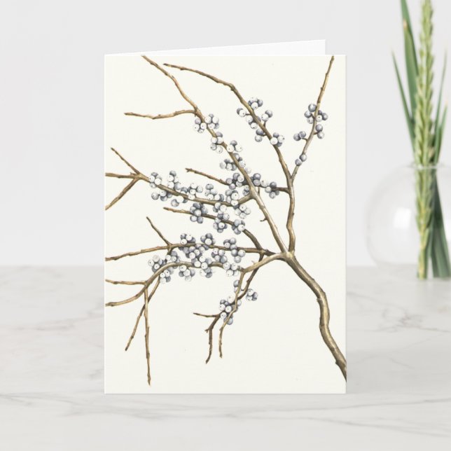 Tarjeta Festiva Bayberry (Anverso)