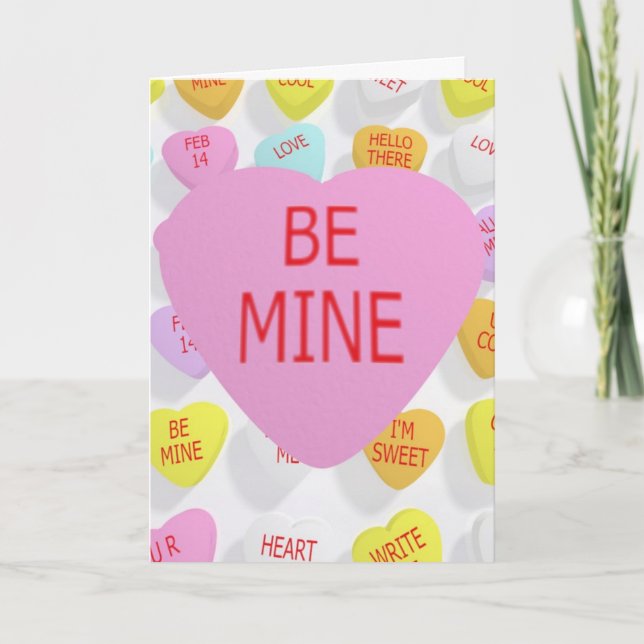 Tarjeta Festiva Be Mine card (Anverso)