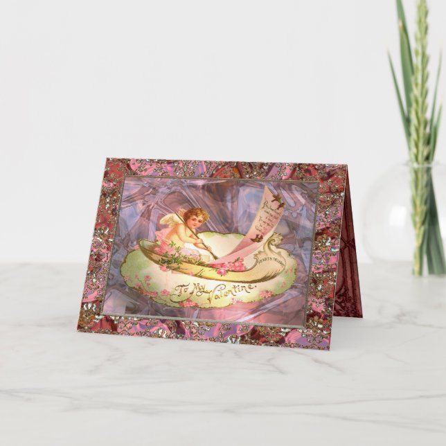 Tarjeta Festiva Be Mine Personalizable (Anverso)