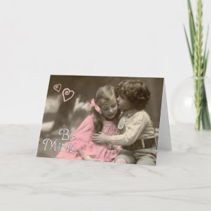 Tarjeta Festiva Be Mine Sweet Vintage Valentine