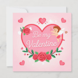 Tarjeta Festiva Be my valentine
