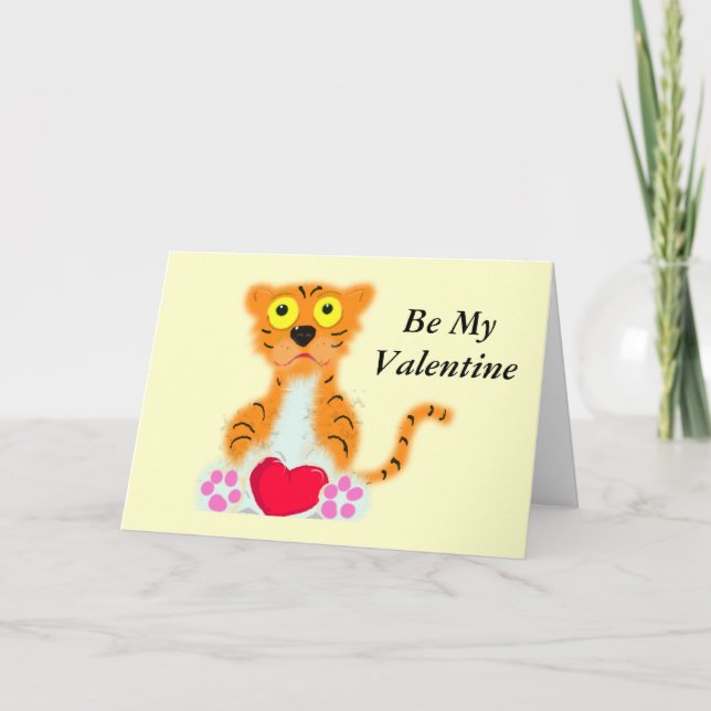 Tarjeta Festiva , Be My Valentine (Anverso)