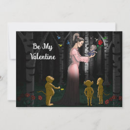 Tarjeta Festiva Be my Valentine Princess
