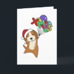 Tarjeta Festiva Beagle Merry Christmas Winter Animal Dog Adulto Cl<br><div class="desc">Perro beagle para Navidades con globos de Navidad. Animales divertidos con regalos y nieve para las vacaciones. También es gracioso para los Navidades en julio. Los perros son animales dulces y perfectos para los Navidades.</div>