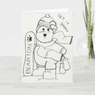 Tarjeta Festiva Bearton Bear
