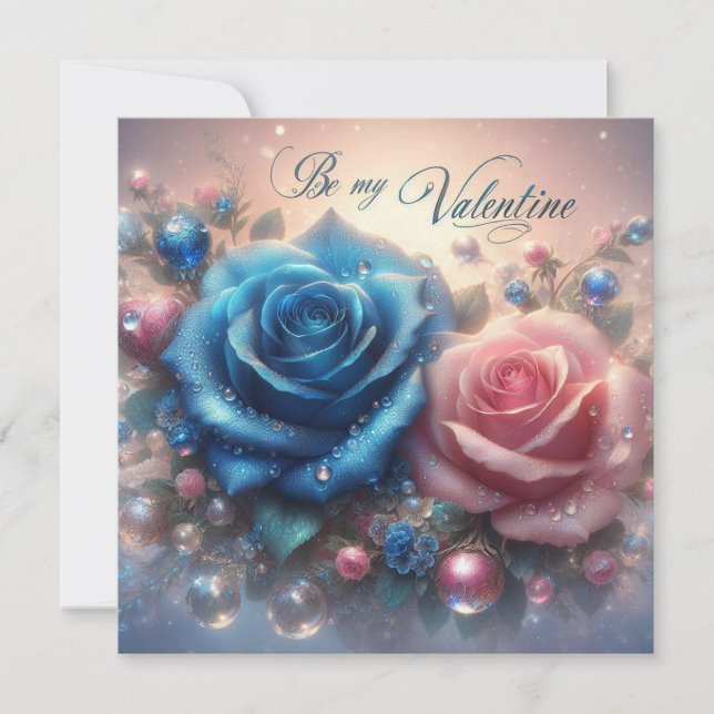 Tarjeta Festiva Beautiful Valentine's Day card (Anverso)