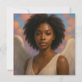 Tarjeta Festiva Beautiful Xmas angel card