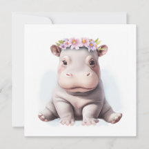 Bebé Adorable Hippopótamo